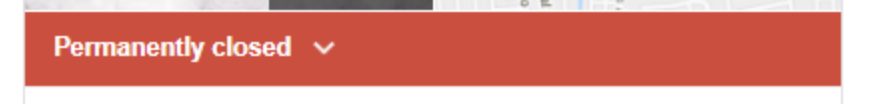 why does google say my business is permanently closed